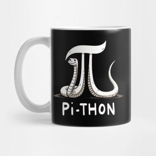 Pi-Thon Pi Python (Back Print) Mug